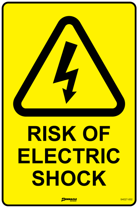 Risk of Electric Shock