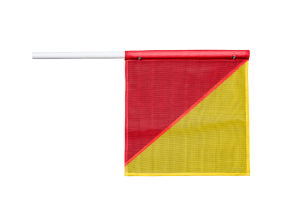 Premium Mesh Type Oversize Flag w/ Flexible Plastic Pole