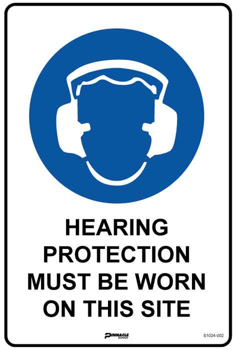 Hearing Protection Must Be Worn On This Site