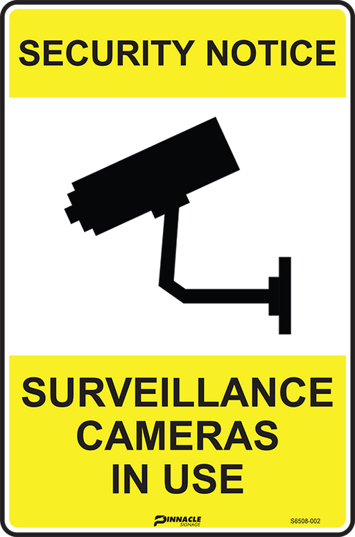 Security Considerations Sign Security Signage — Pinnacle Signage