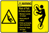 Warning Risk Of Fall On Exit or Entry Maintain 3 Points of Contact...