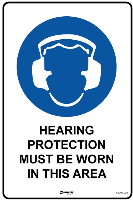 Hearing Protection Must Be Worn In This Area