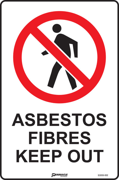 Asbestos Fibres Keep Out