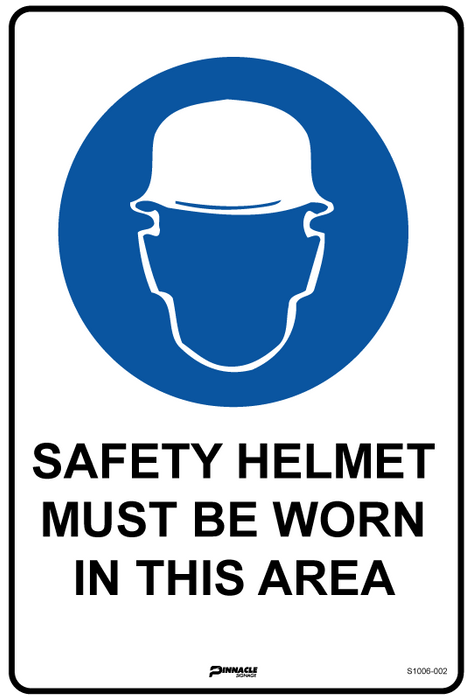 Safety Helmet Must Be Worn In This Area