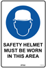 Safety Helmet Must Be Worn In This Area