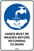 Hands Must Be Washed Before Returning To Work