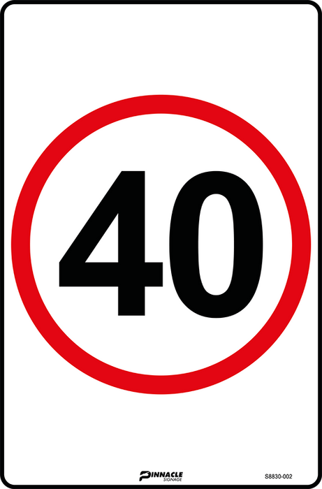 40km/h Roundel