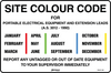 Site Colour Code For Portable Electrical Equipment...