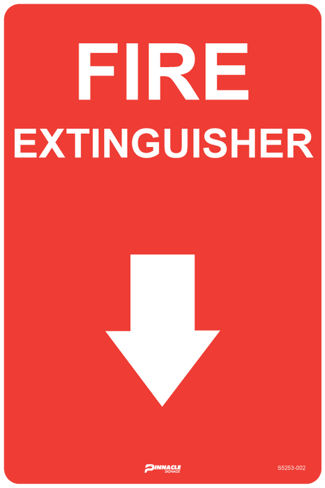 Fire Extinguisher (Arrow Down)