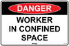 Danger Worker In Confined Space