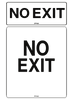 No Exit, Black on White