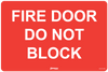 Fire Door Do Not Block