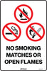 No Smoking Matches Or Open Flames
