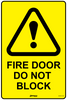Fire Door Do Not Block