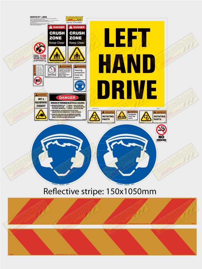 Machinery Sticker Kit Nsw Rms Kit Large — Pinnacle Signage