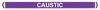 Self Adhesive Pipe Markers, Caustic (Violet)