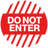 Floor Graphics, Self Adhesive, Anti-Slip, Do Not Enter