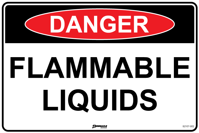 Danger Flammable Liquids