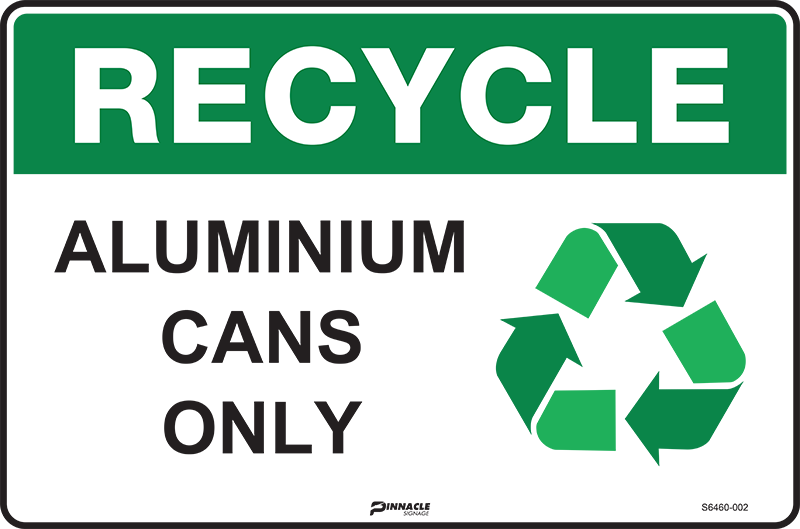 Recycle Aluminium Cans Only