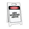 Corflute Sign Stand, Danger Men Working Above, 500 x 300mm