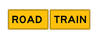 Road Train, 510 x 250mm, Two Piece, Class 2 Reflective Adhesive