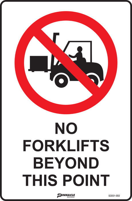 No Forklifts Beyond This Point