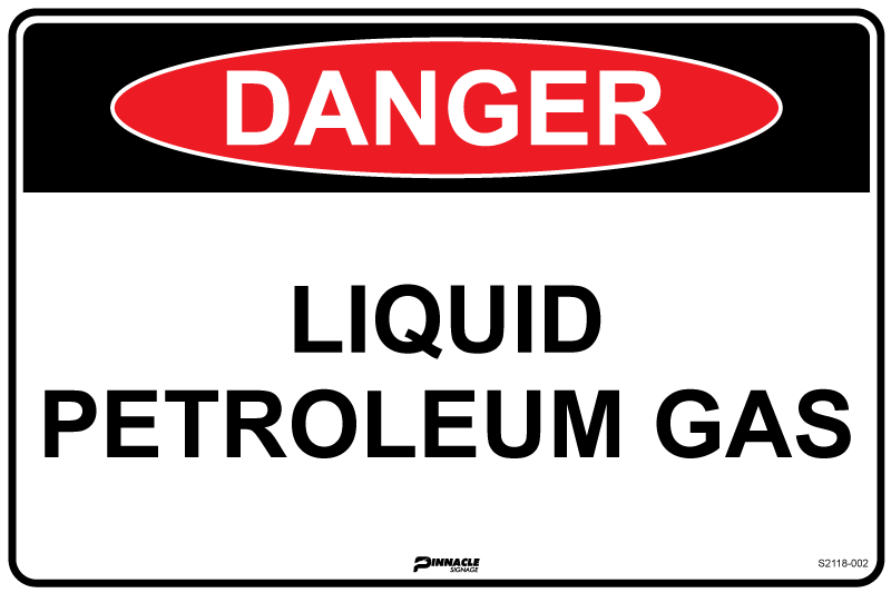 Danger Liquid Petroleum Gas