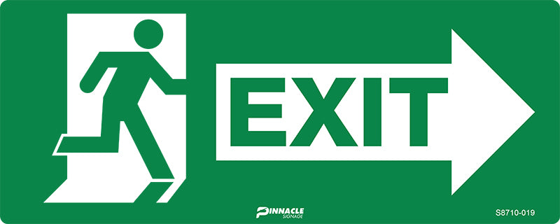 Running Man, Exit, Arrow Right