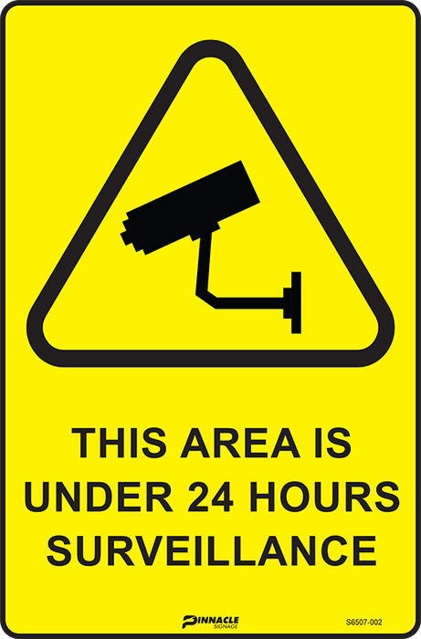 This Area Is Under 24 Hours Surveillance