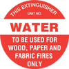 This Extinguisher: Water 200mm Disc