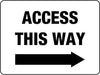 Access This Way (Right Arrow)