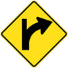 Sideroad On Straight Alignment Right (Symbolic)