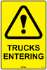 Trucks Entering