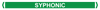 Self Adhesive Pipe Markers, Syphonic (Green)