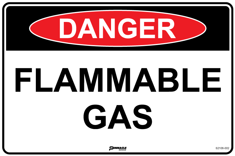 Danger Flammable Gas