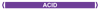Self Adhesive Pipe Markers, Acid (Violet)