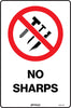 No Sharps (Three Pictos)