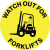 Floor Graphics, Self Adhesive, Anti-Slip, Watch Out for Forklifts