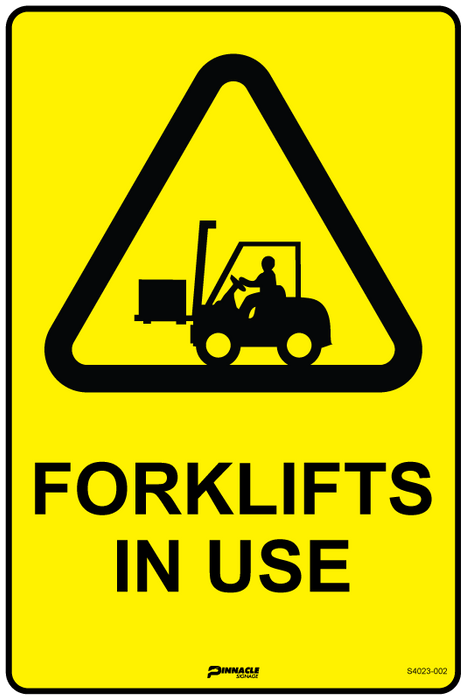 Forklifts In Use