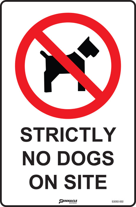 Strictly No Dogs On Site