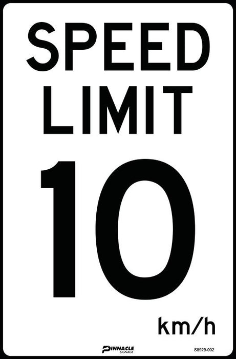 Speed Limit 10kmh