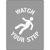 Poly Stencil, Watch Your Step (With Picto)
