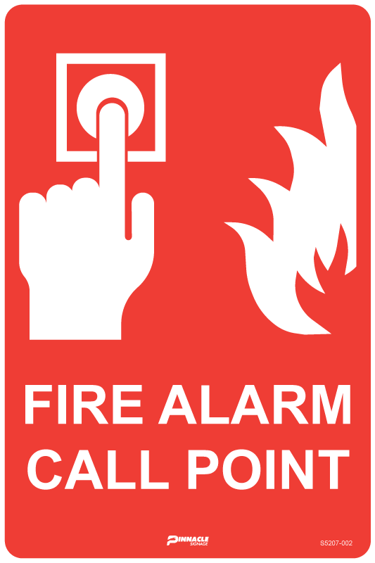 Fire Alarm Call Point — Pinnacle Signage