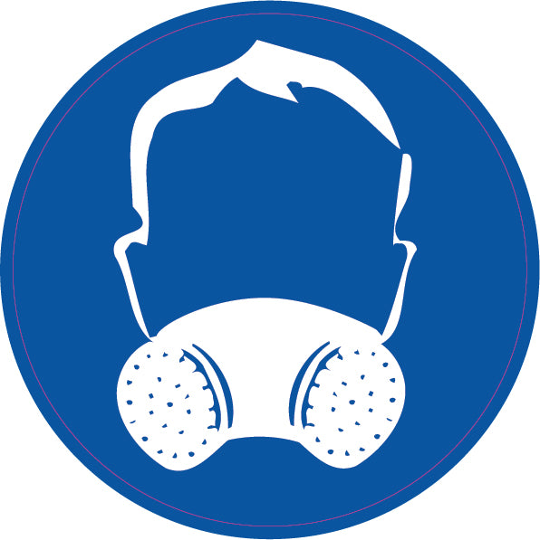 Half Face Mask Respirator Pictogram