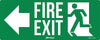 Running Man, Fire Exit, Arrow Left