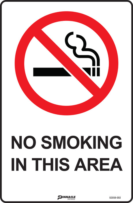 No Smoking In This Area